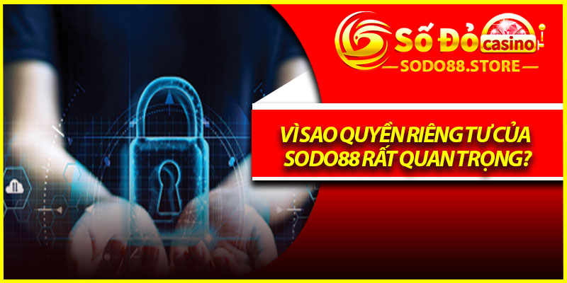 Vì sao quyền riêng tư của Sodo88 rất quan trọng?